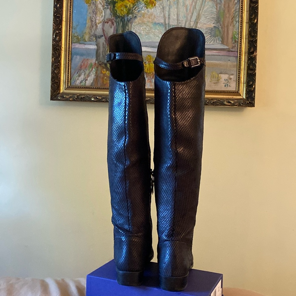 Stuart Weitzman Snake Shimmering Overtheknee Stun… - image 6